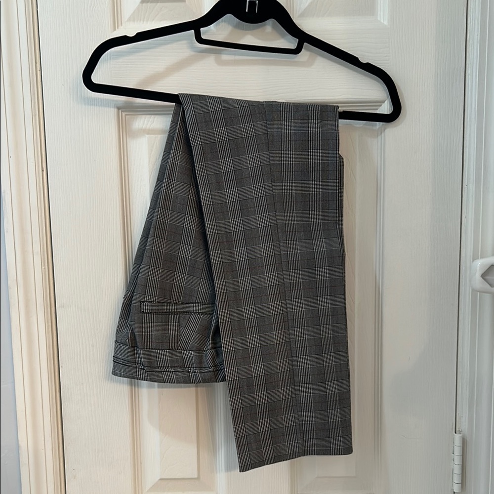 Apt. 9 Black and White Checkered Pants